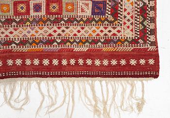 A flat weave textile, Anatolia, c. 222 x 165 cm.