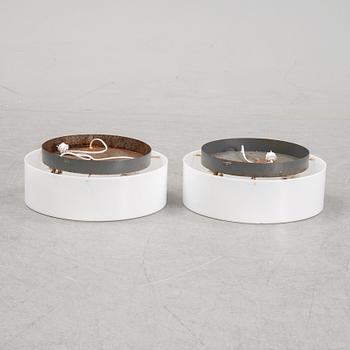 Uno & Östen Kristiansson, a pair of ceiling lights, second half of the 20th century.