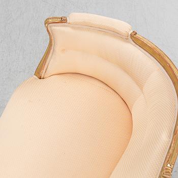 Salongsgrupp, 9 delar, gustaviansk stil, Myrstedt & Stern, Stockholm, 1900-talets början,