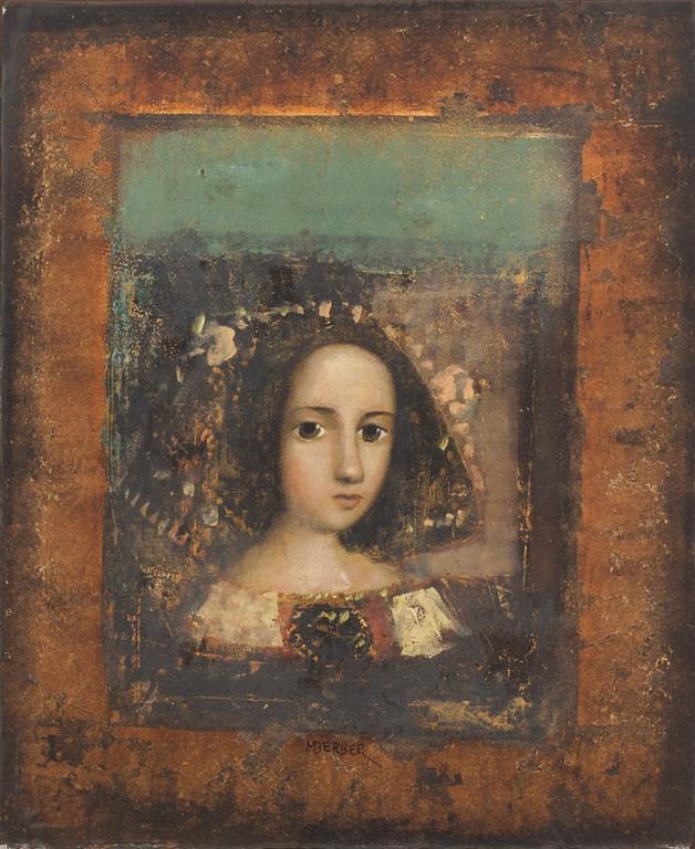 MERSAD BERBER, mixed media signed.