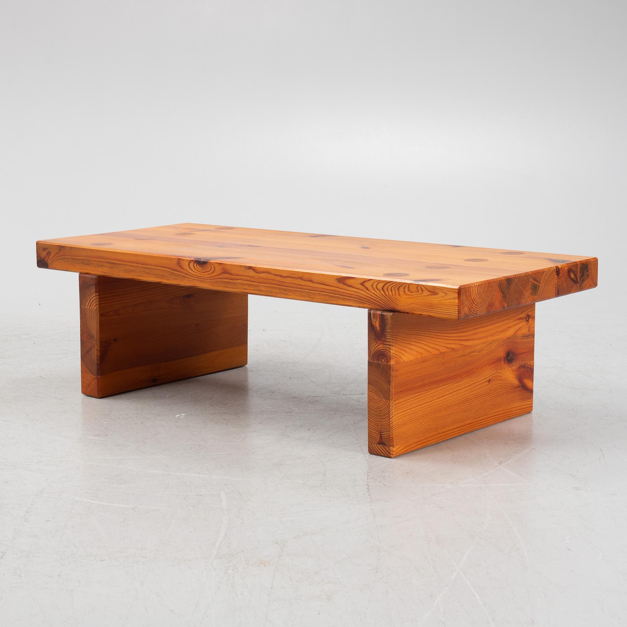 Roland Wilhelmsson, a pinewood bench, 1970s.