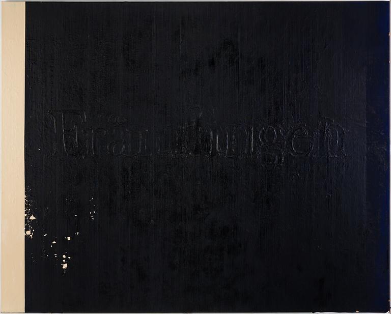 Alf Linder, oil on canvas.