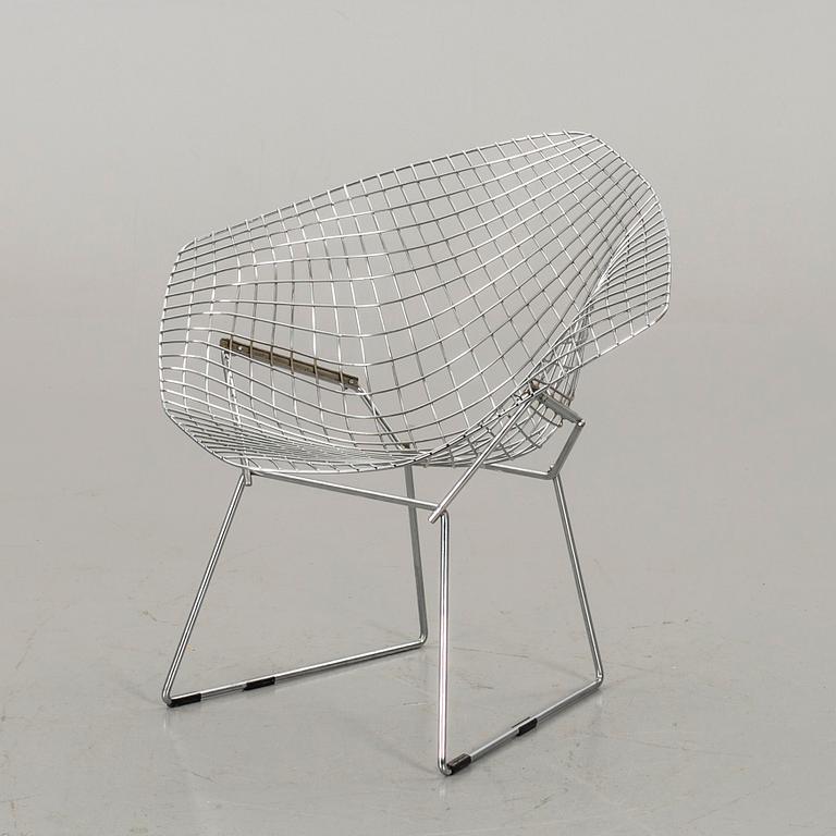 HARRY BERTOIA, fåtölj "Diamond chair", 1900-talets senare del.