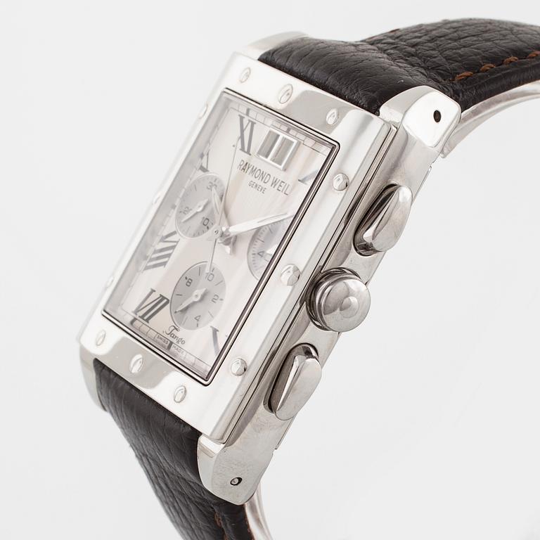 RAYMOND WEIL, Genève, Tango Sport, armbandsur, chronograph, 34 x 36 (47) mm.