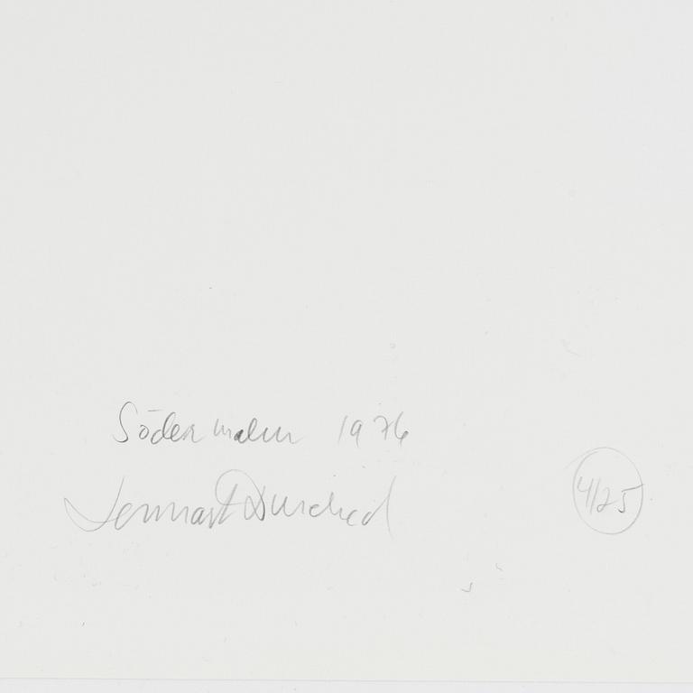 Lennart Durehed, photograph signed and numbered 4/25 on verso.