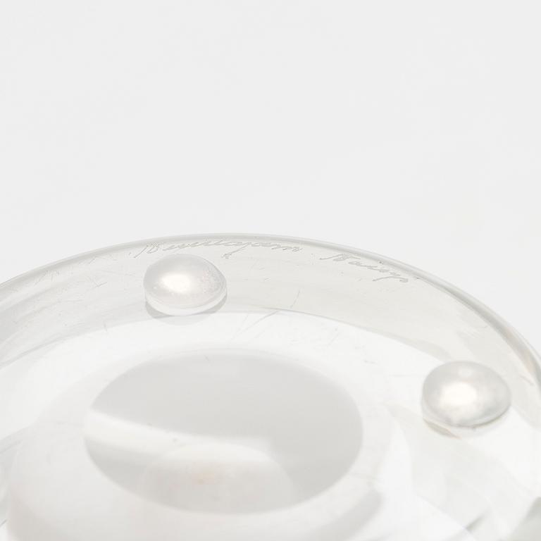 Oiva Toikka, Glasskulptur, N466, OT36. Undertecknad Nuutajärvi Notsjö.