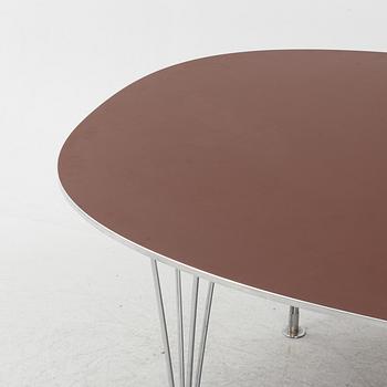 Bruno Mathsson & Piet Hein, a 'Superellips' dining table,  Fritz Hansen, Denmark.