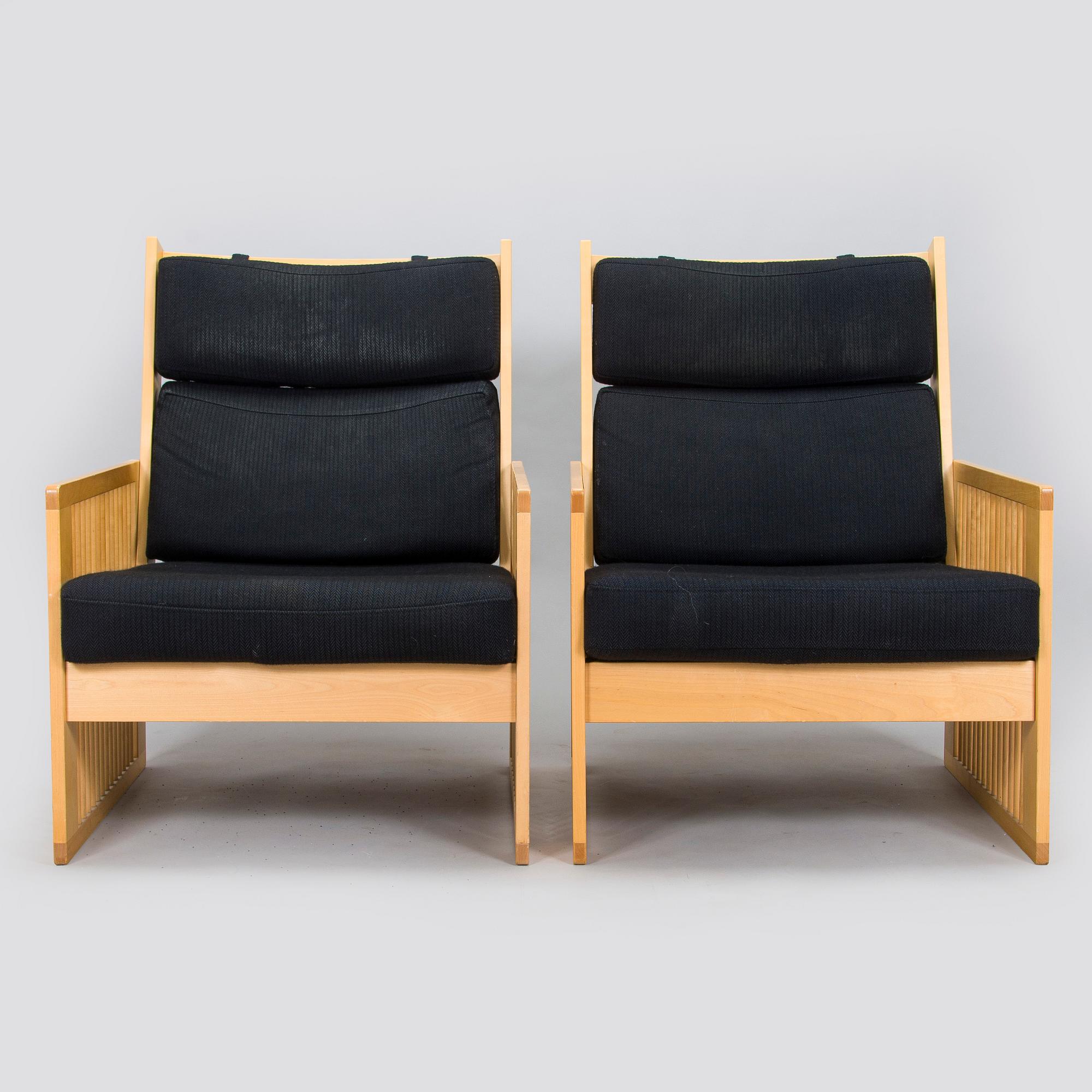 Ben af Schultén, nojatuolipari, malli 444, Artek 1900-luvun loppu.