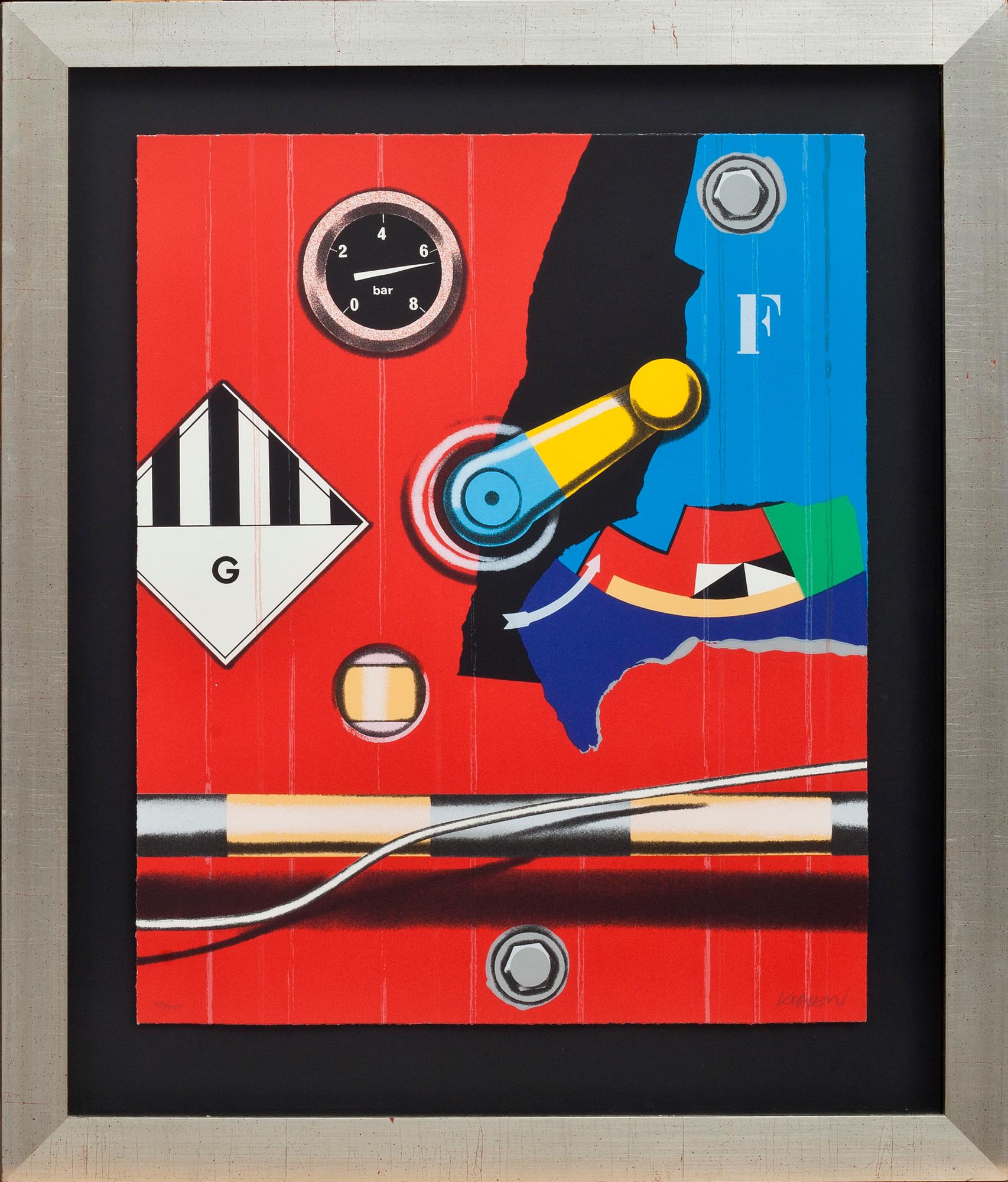 PETER KLASEN, färgserigrafi, signerad och numrerad 105/250.