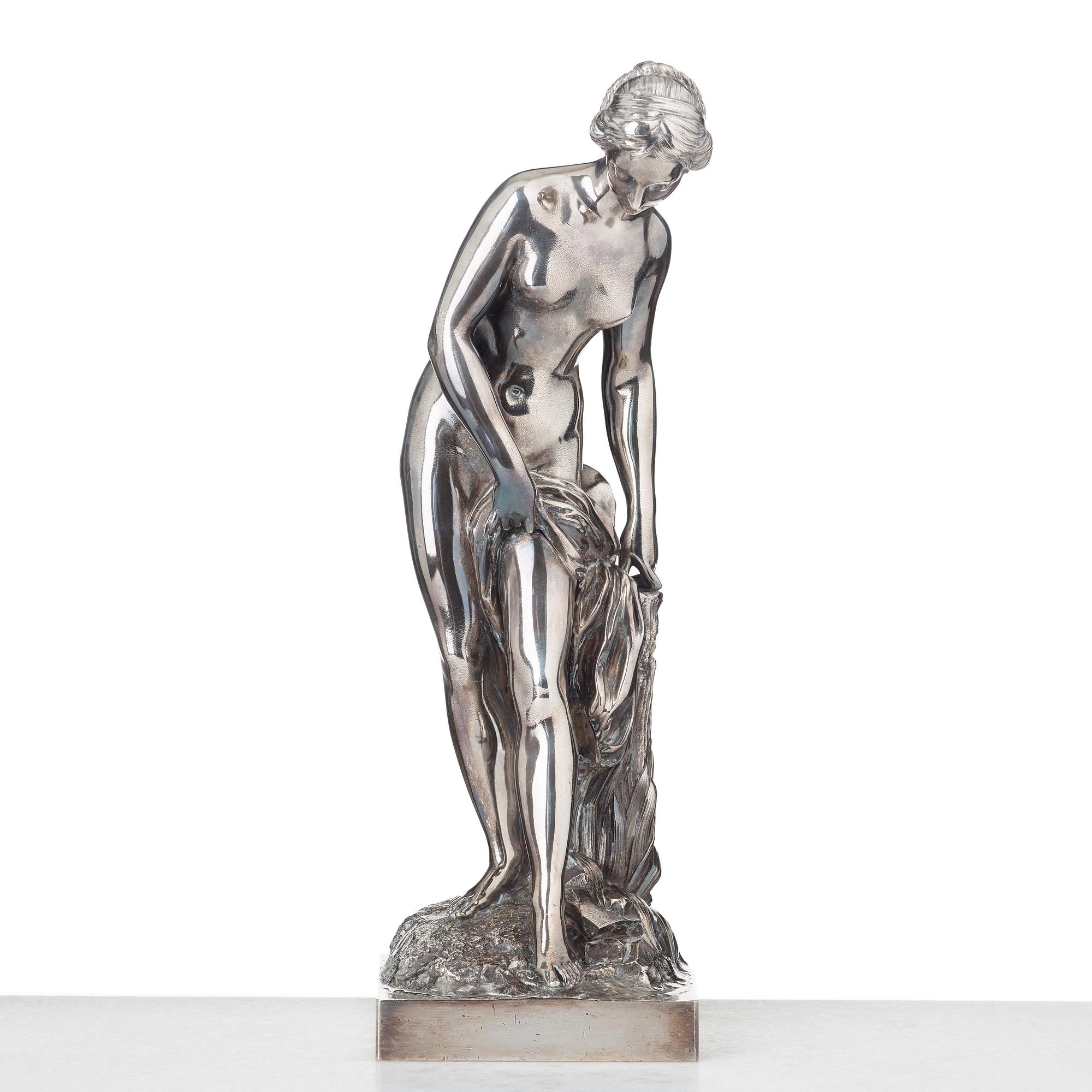 ÉTIENNE MAURICE FALCONET, efter, skulptur, "Baigneuse" (= Badande).