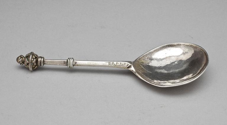 SUPSKED, silver, nordeuropa, troligen 1700-tal. Ca 50 g.
