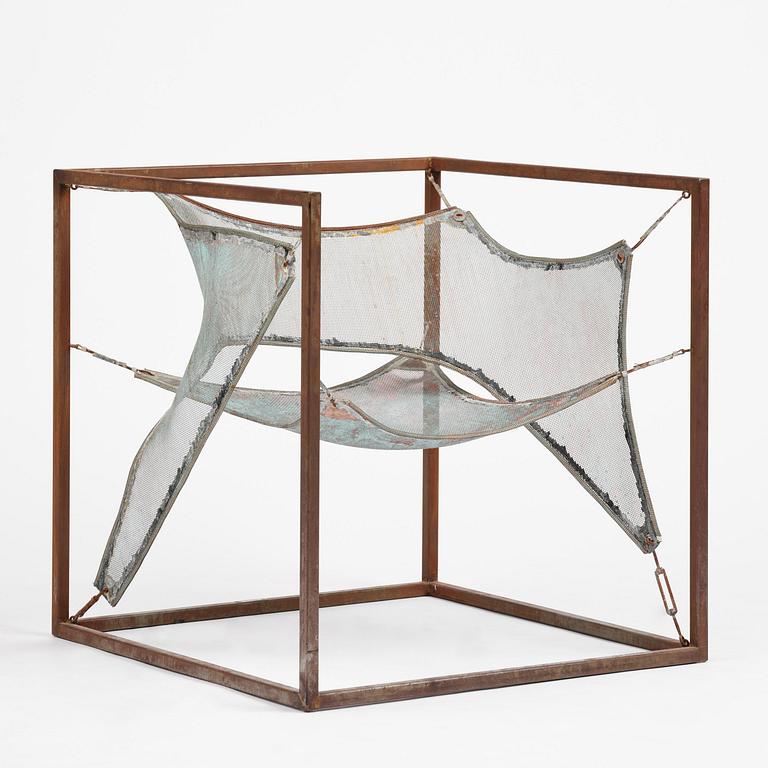 Sigurdur Gustafsson, a "Wind" easy chair/sculpture, ed. HC 4/5, Källemo, Värnamo, post 2003.