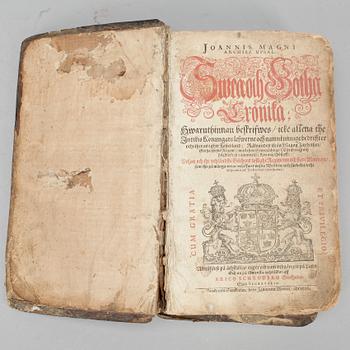JOHANNES MAGNUS, "Swea och Götha krönika..", Stockholm 1620.