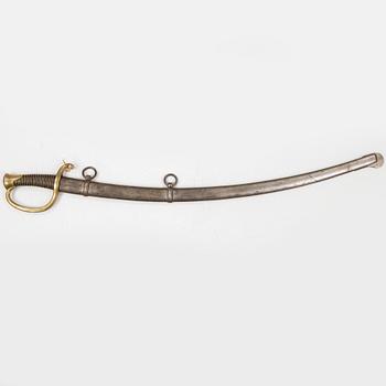 SABEL, fransk, m/1829 för artillerimanskap.