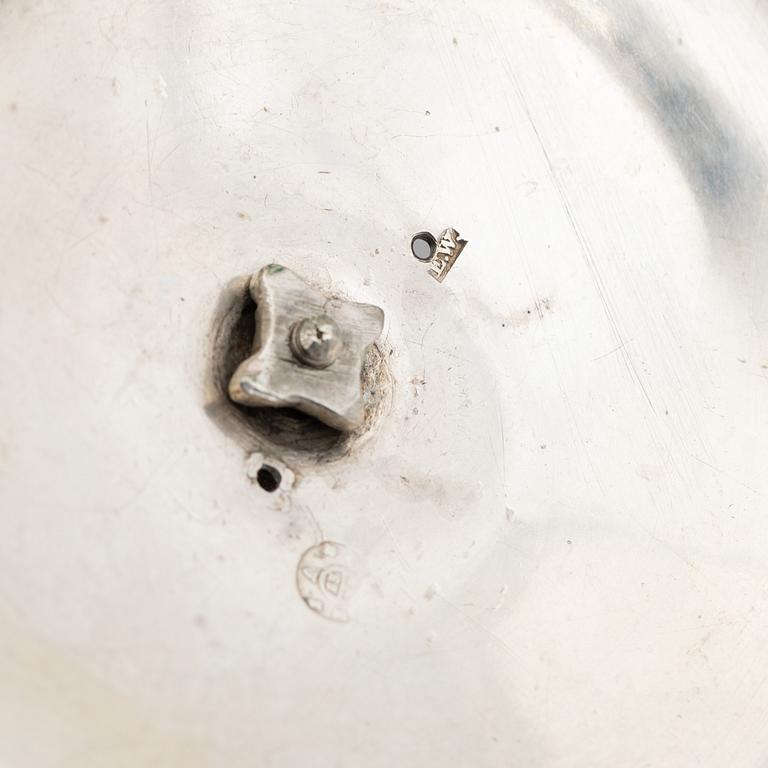 An Austrian Silver Teapot, Vienna 1830s.