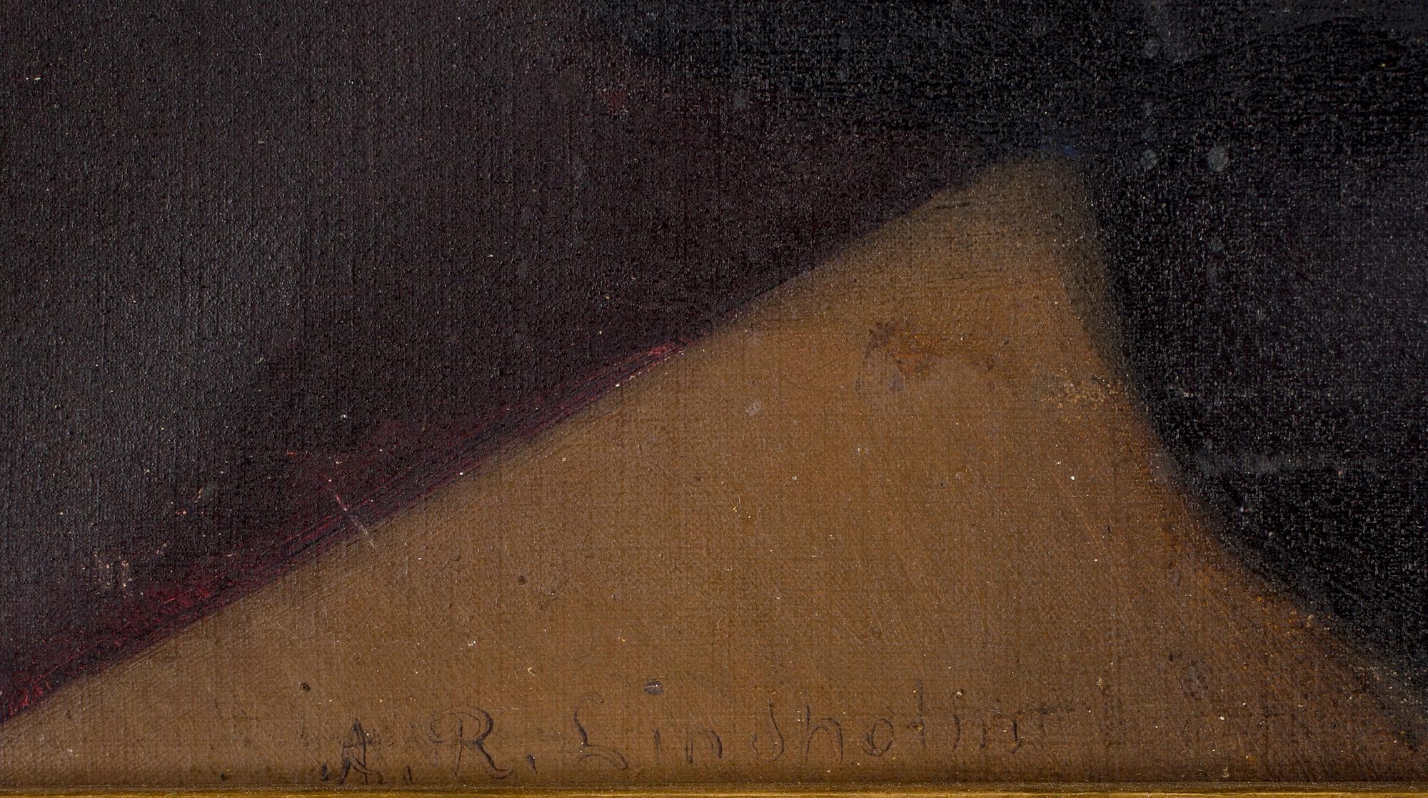 AXEL REINHOLD LINDHOLM, Olja på duk, signerad och daterad 1900.