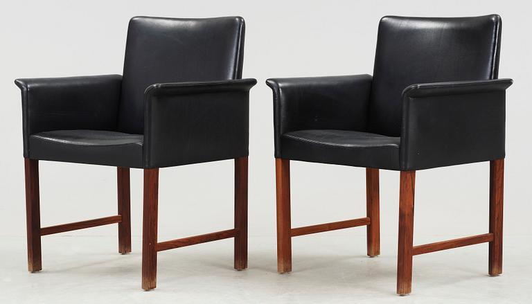 KARMSTOLAR, ett par, Hans Olsen, CS Möbler, 1960-tal.