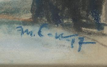 Marcus Collin, I parken.