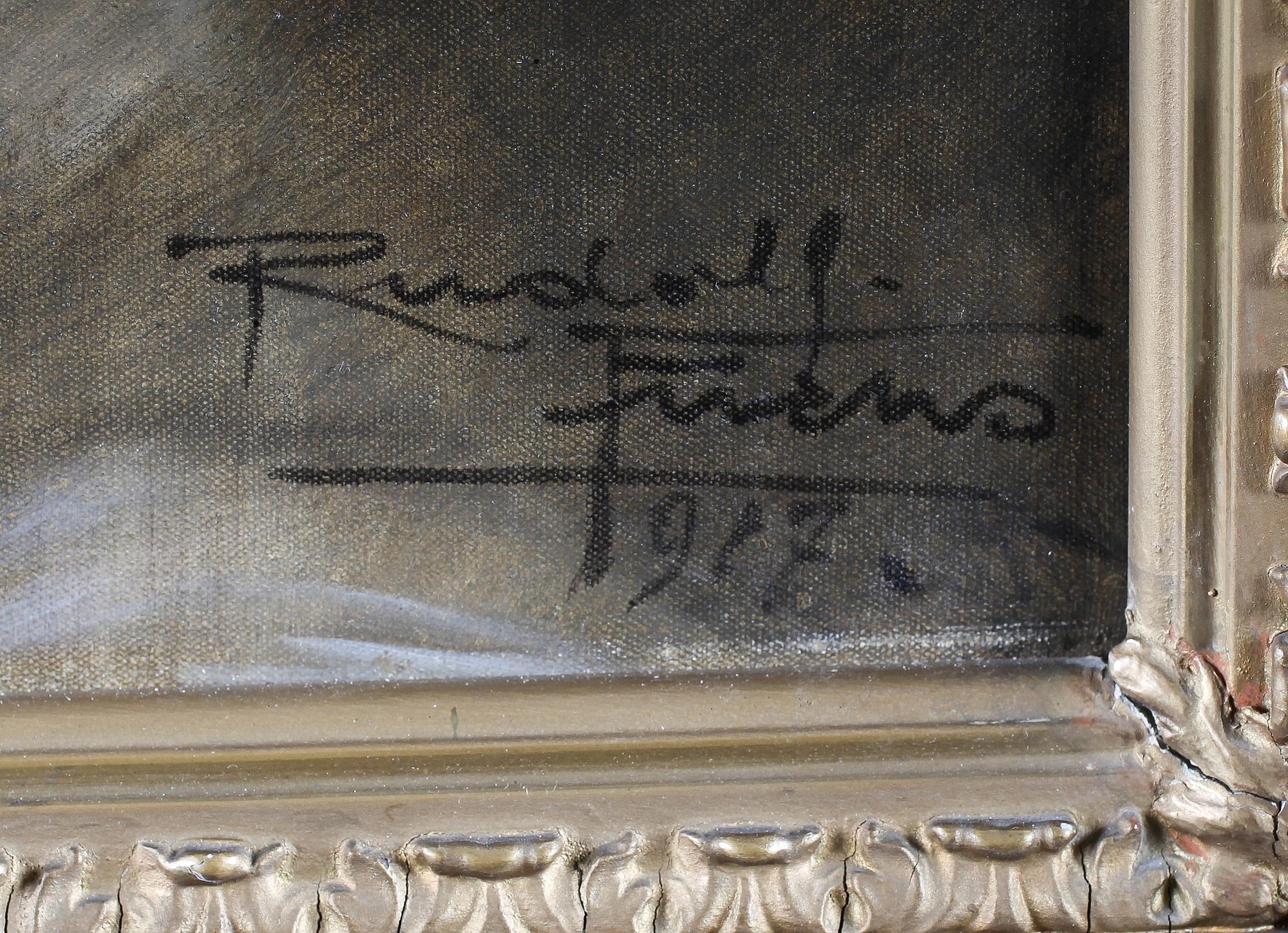 RUDOLF FUCHS, olja på duk, signerad och daterad 1917.