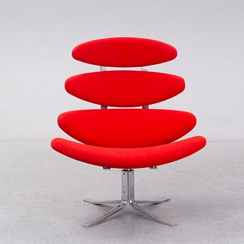 POUL VOLTHER, a 'Corona EJ 5' lounge chair, Erik Jørgensen, Denmark.