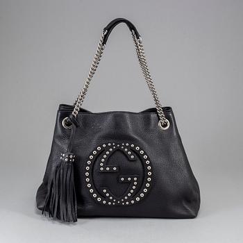 GUCCI, 'Soho' leather bag.