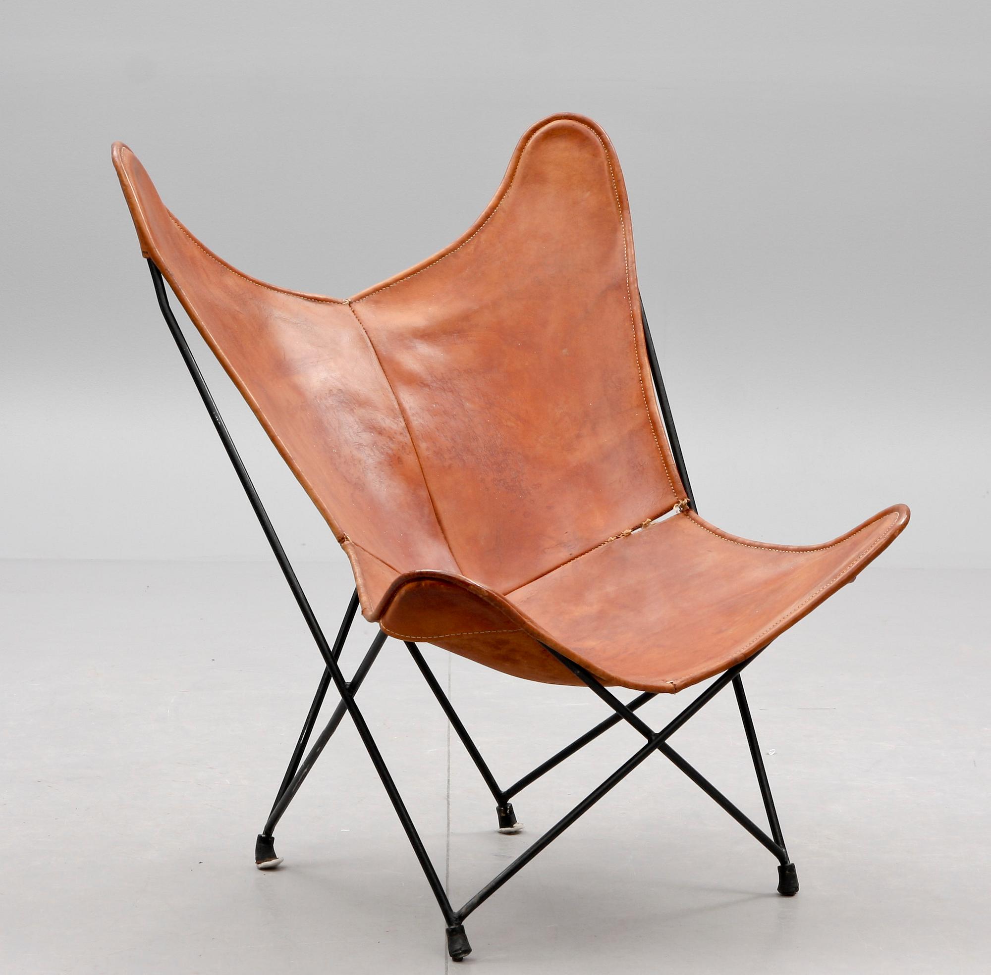 FÅTÖLJ, "Fladdermus", 1950/60-tal.