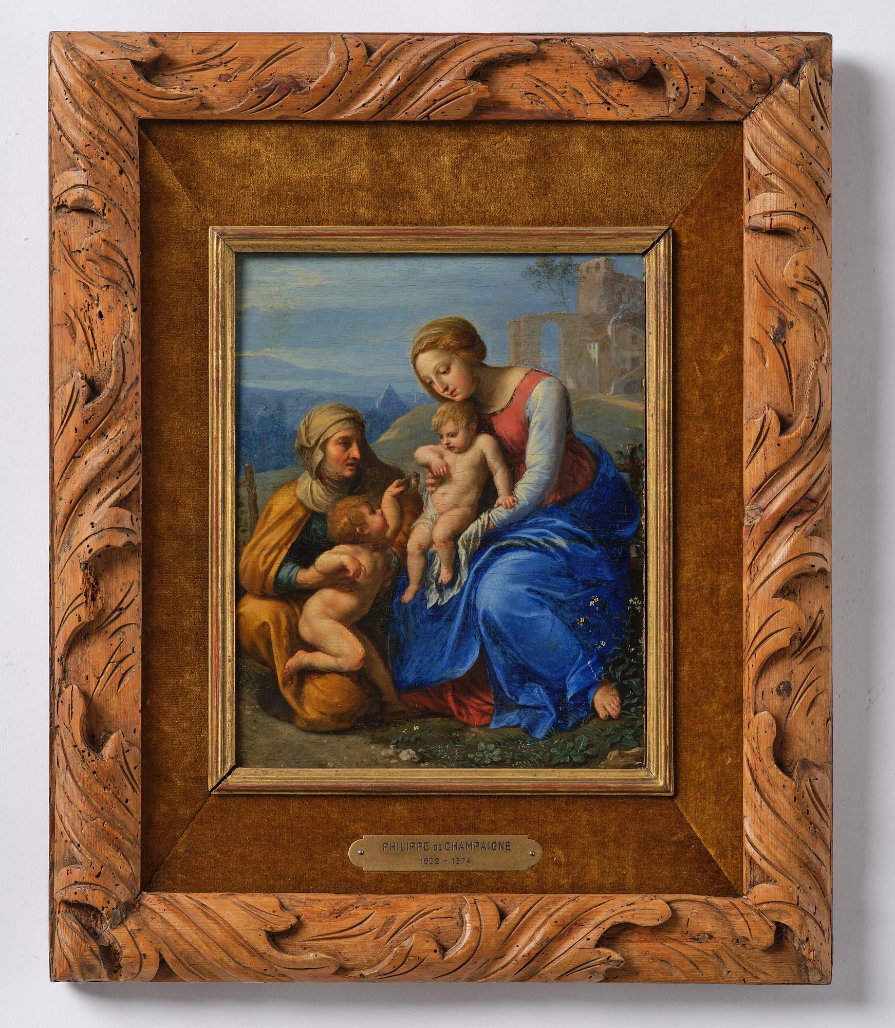 Philippe de Champaigne, after, The Holy Family with a Sparrow.