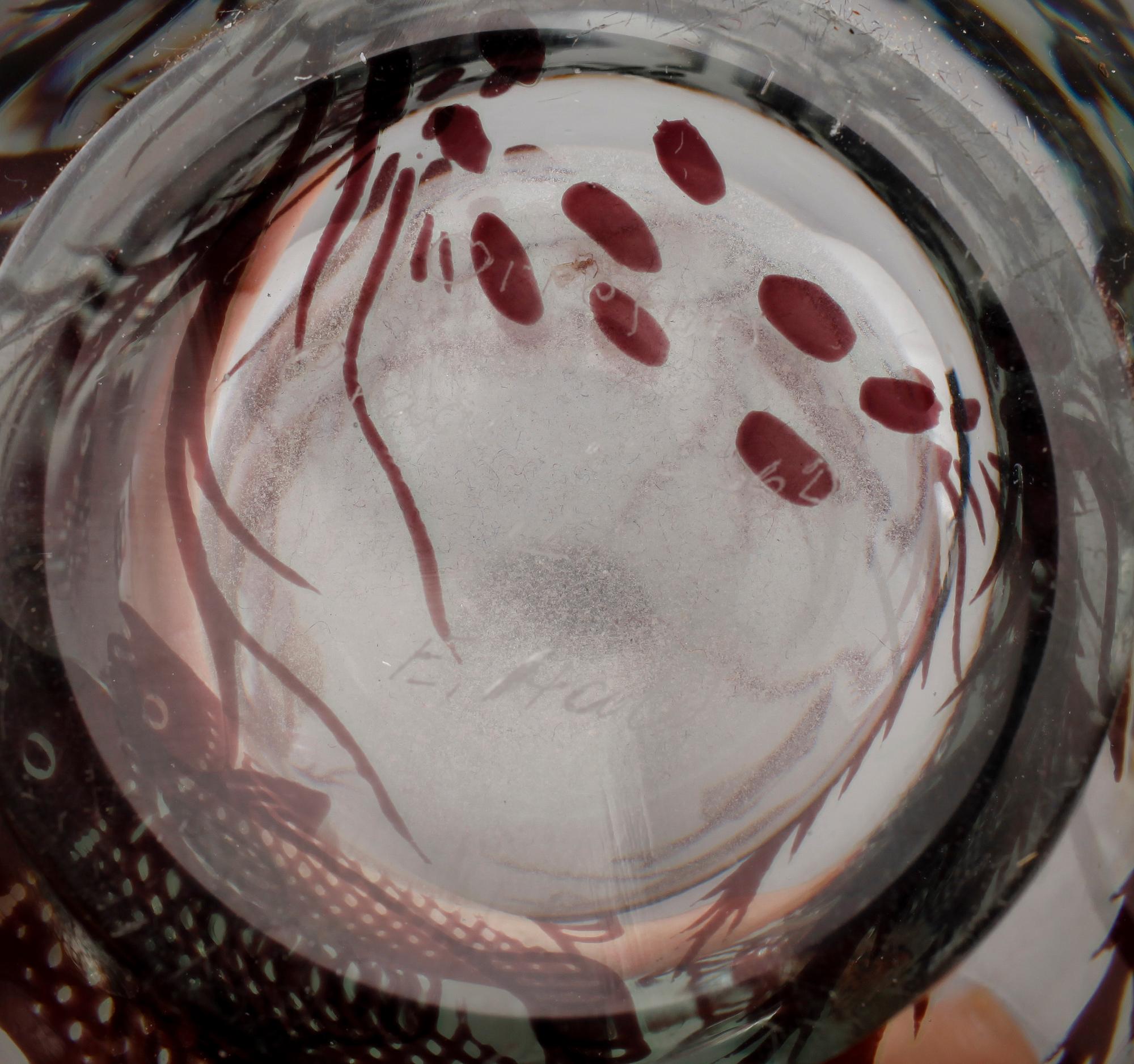 VAS, glas, fiskgraal, Edward Hald, Orrefors.
