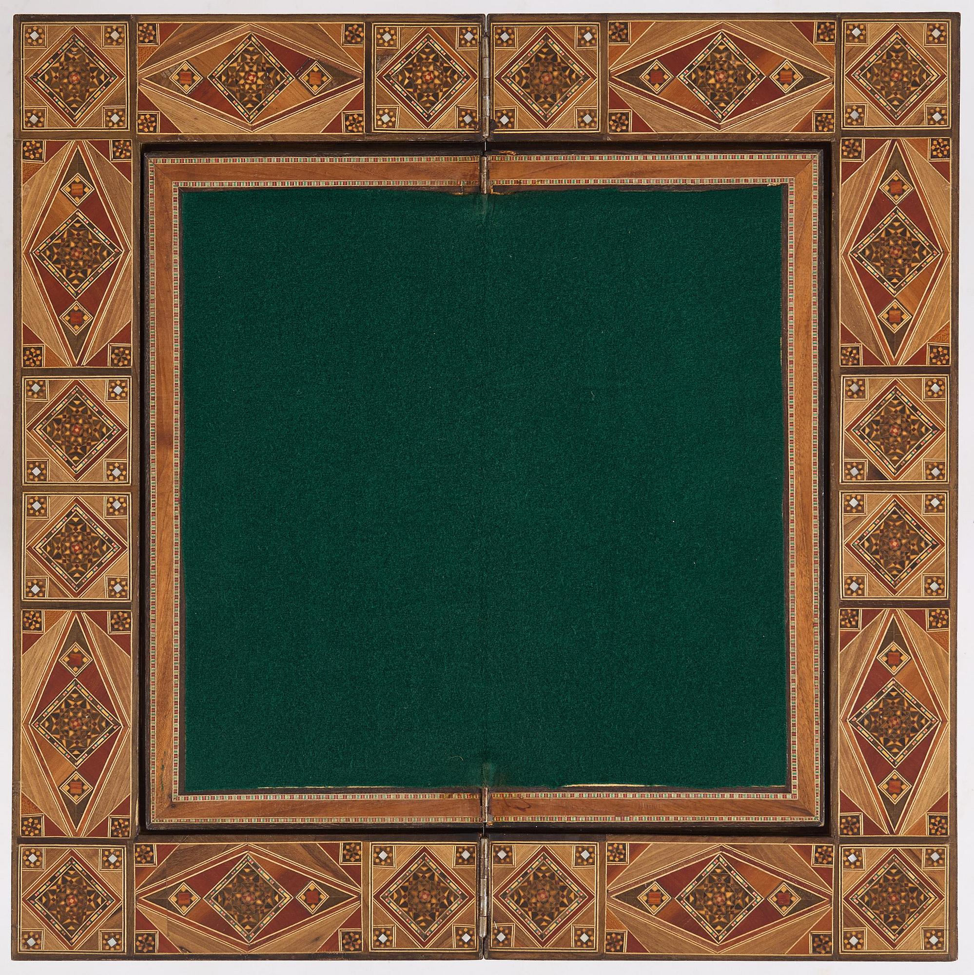 Spelbord, Damaskus Syrien, omkring år 1900.