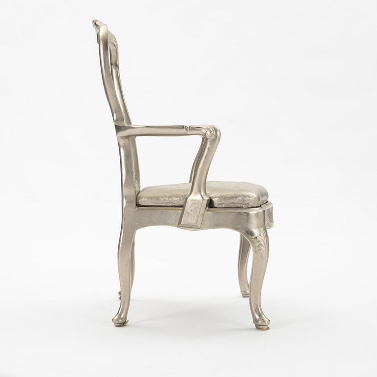 Fredrik Wretman, an armchair, part of the installation 'And so it goes', ed. 14, Källemo, Sweden, post 1992.