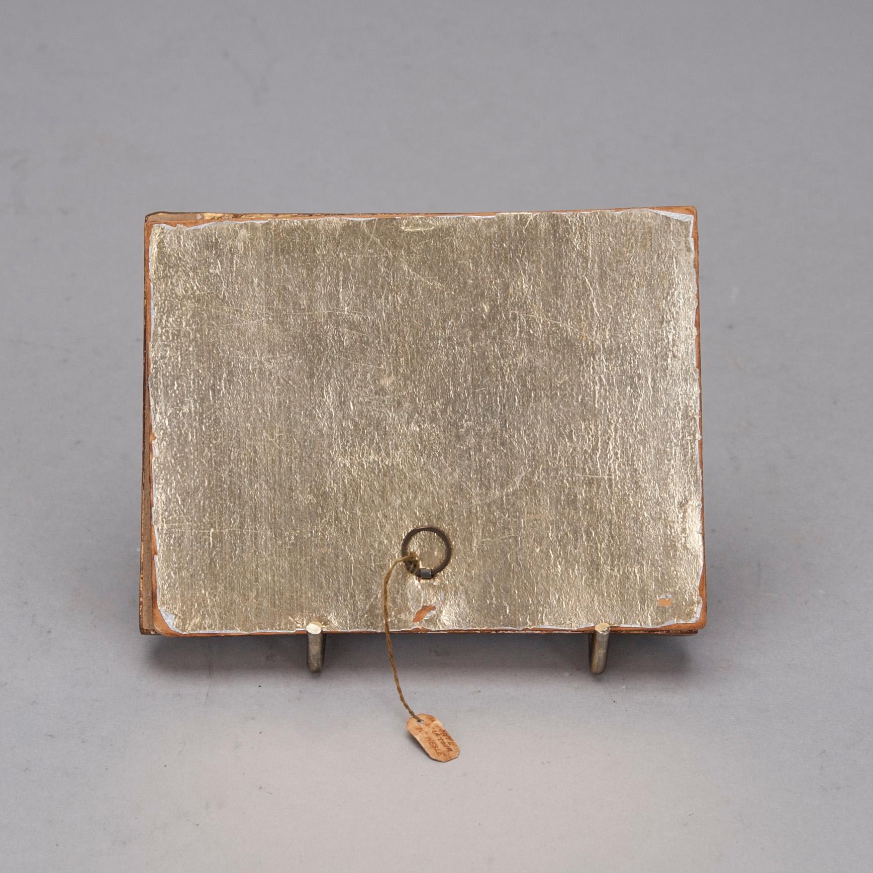 MINIATYR, gouache, signerad R. Nicolle, 1900-talets början.