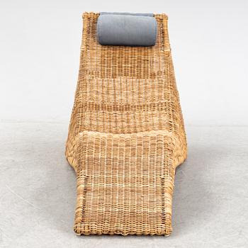 Karl Malmvall, a 'Karlskrona' rattan lounge chairs, IKEA, late 20th Century.