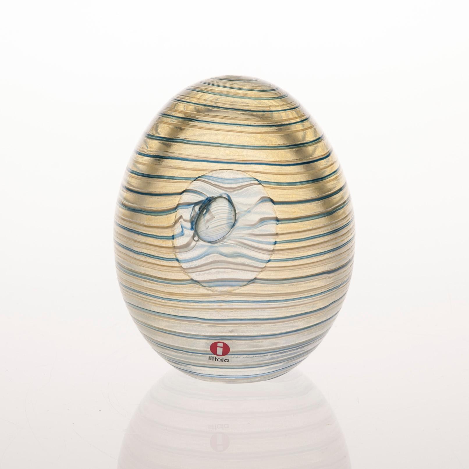 ÄGG, lasia, signerad O. Toikka Nuutajärvi, numrerad 346/750. Årsägg 2007.
