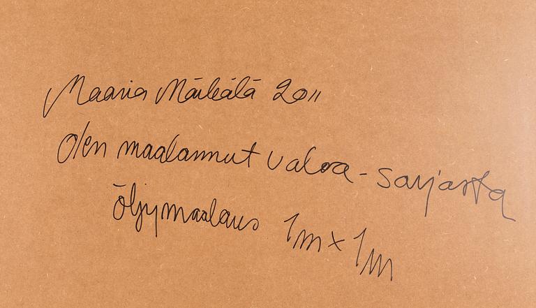 MAARIA MÄRKÄLÄ, SARJASTA "OLEN MAALANNUT VALOA".