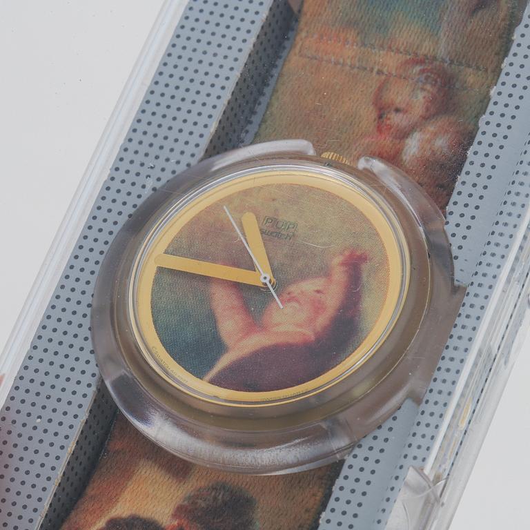 Swatch, Pop, Putti, by Vivienne Westwood, wristwatch 46 mm.