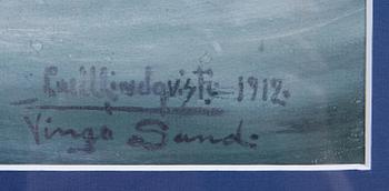 CARL L LINDQVIST, akvarell, sign o dat "-07".