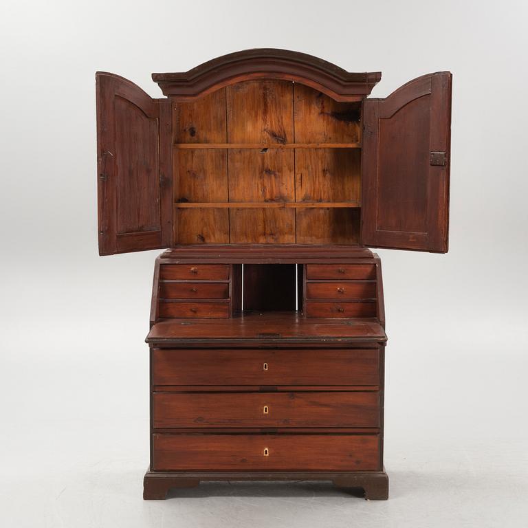 A 18th/19th writing cabinet.