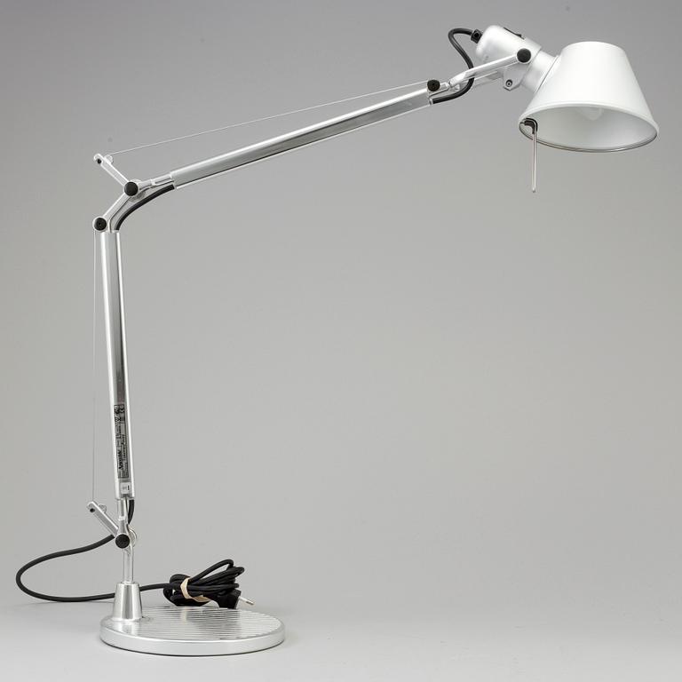 A 'Tolomeo Mini' table light by Michele De Lucchi and Giancarlo Fassina, Artemide, Italy.