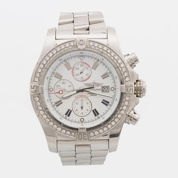 BREITLING, Super Avenger Chronograph, wristwatch, 49 mm,
