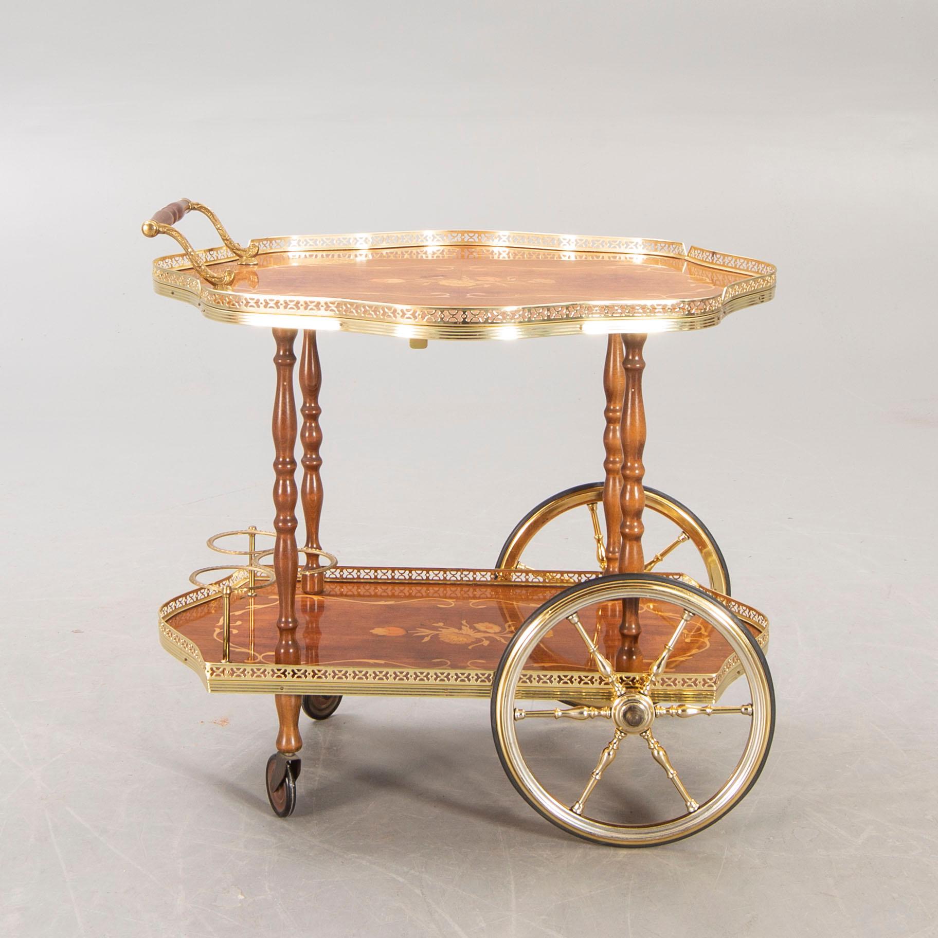 Serveringsvagn, 1900-talets andra hälft.