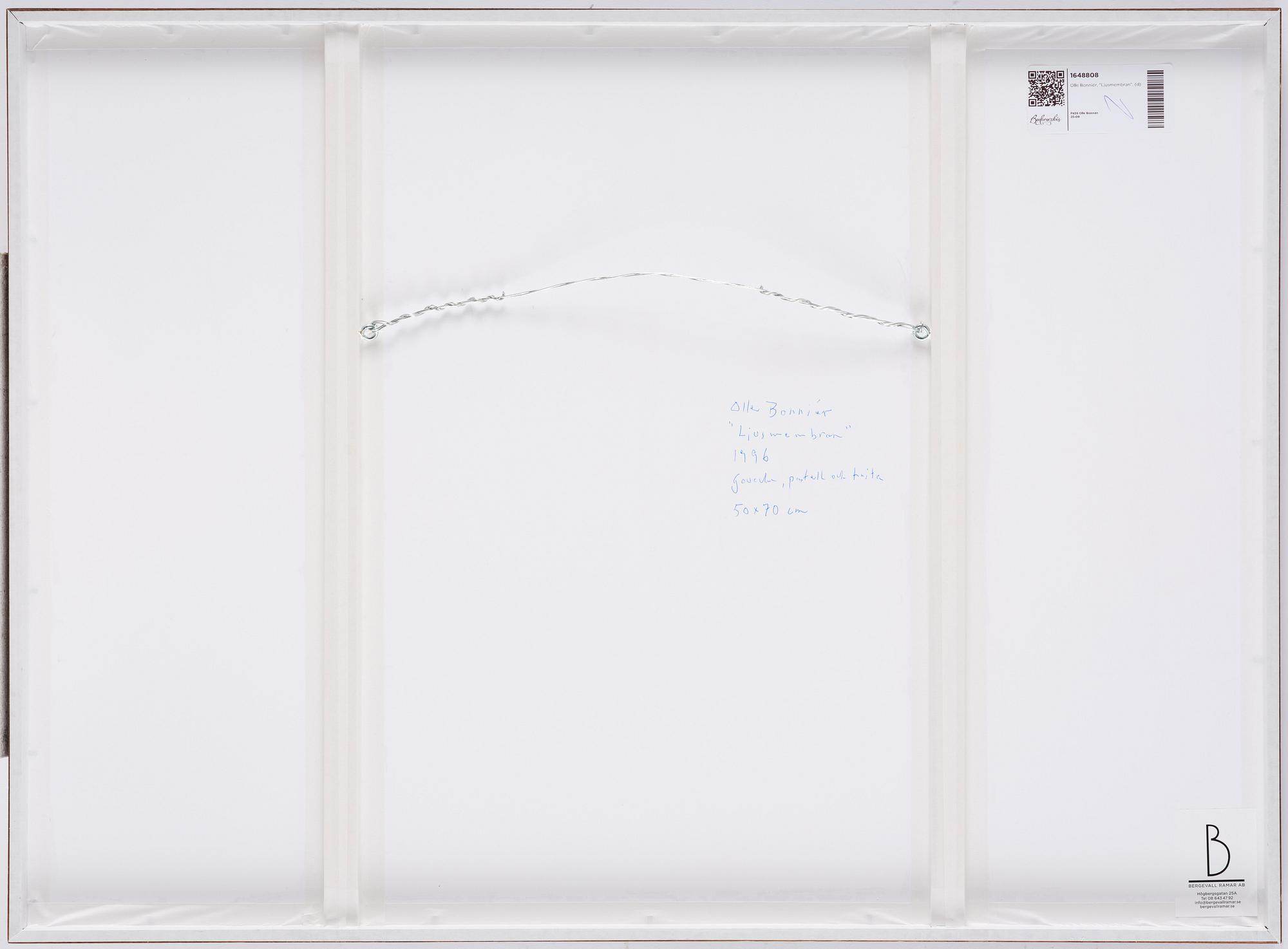 Olle Bonniér, "Ljusmembran".