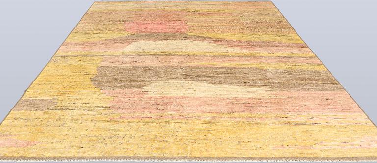 A rug, Morocco design, approx. 298 x 247 cm.