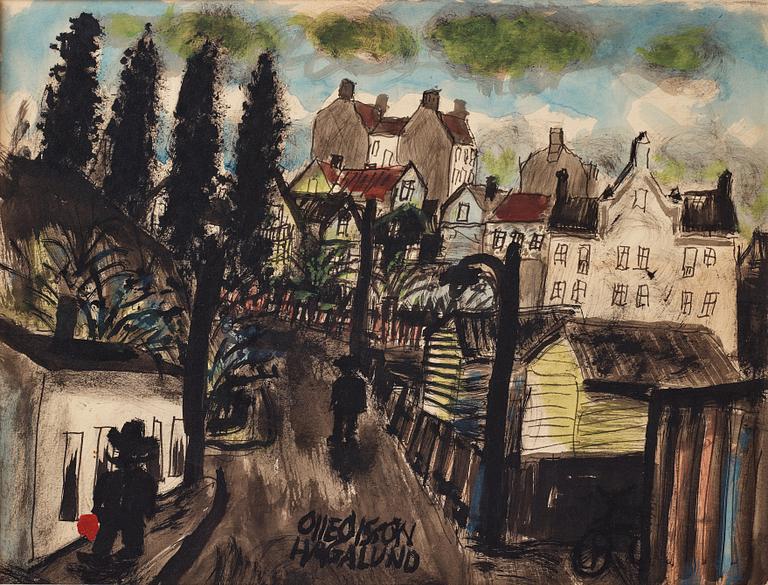 Olle Olsson-Hagalund, "Kväll, Hagalund".