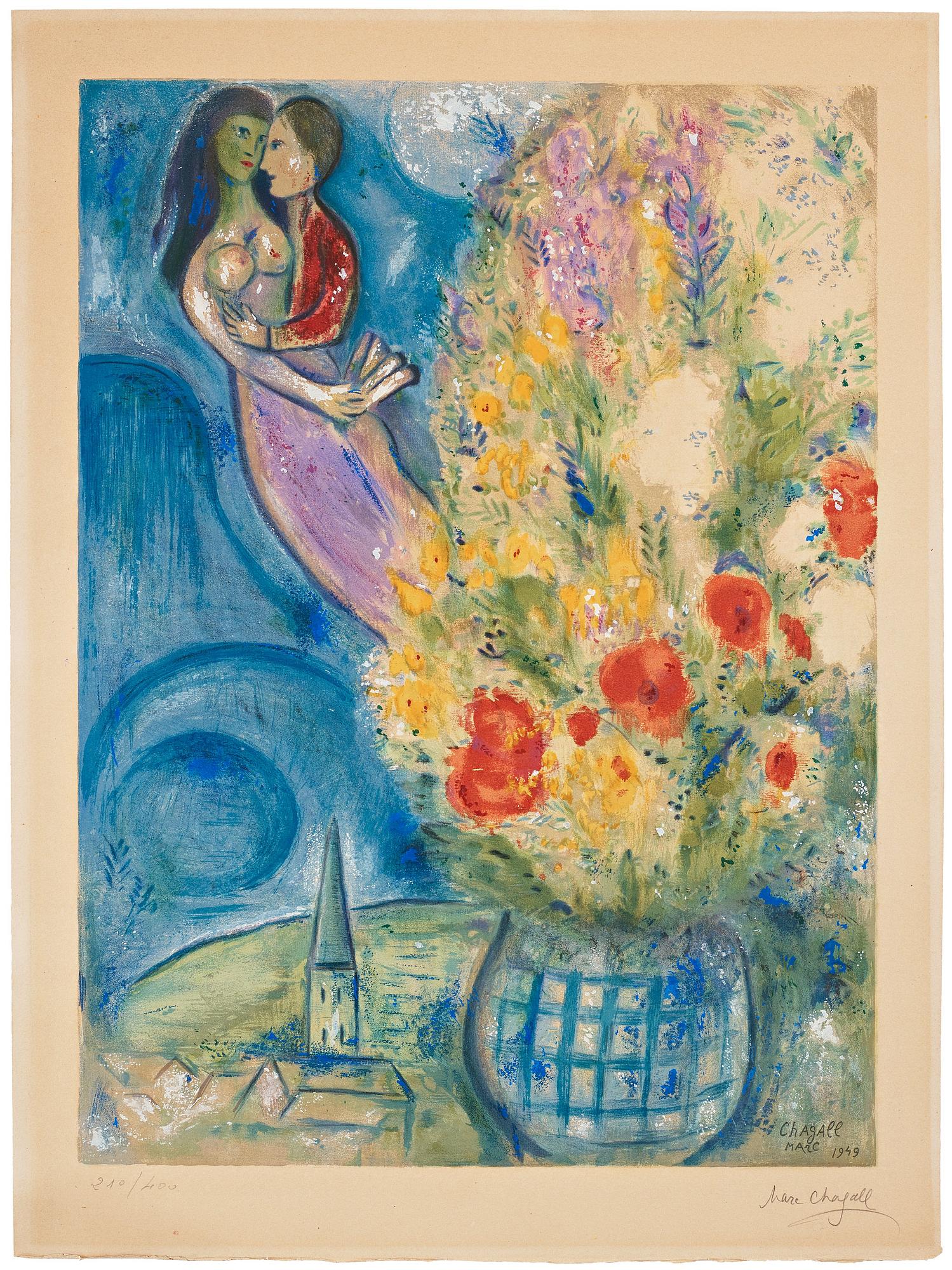 Marc Chagall After, "Les Coquelicots".