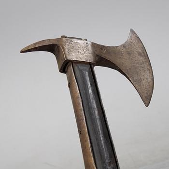A Swedish boarding axe, 18th Century.