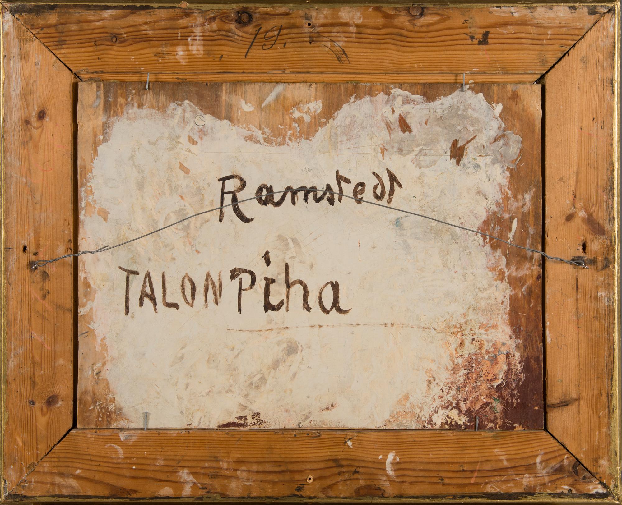 YRJÖ RAMSTEDT, oil on panel, signed also a tergo.