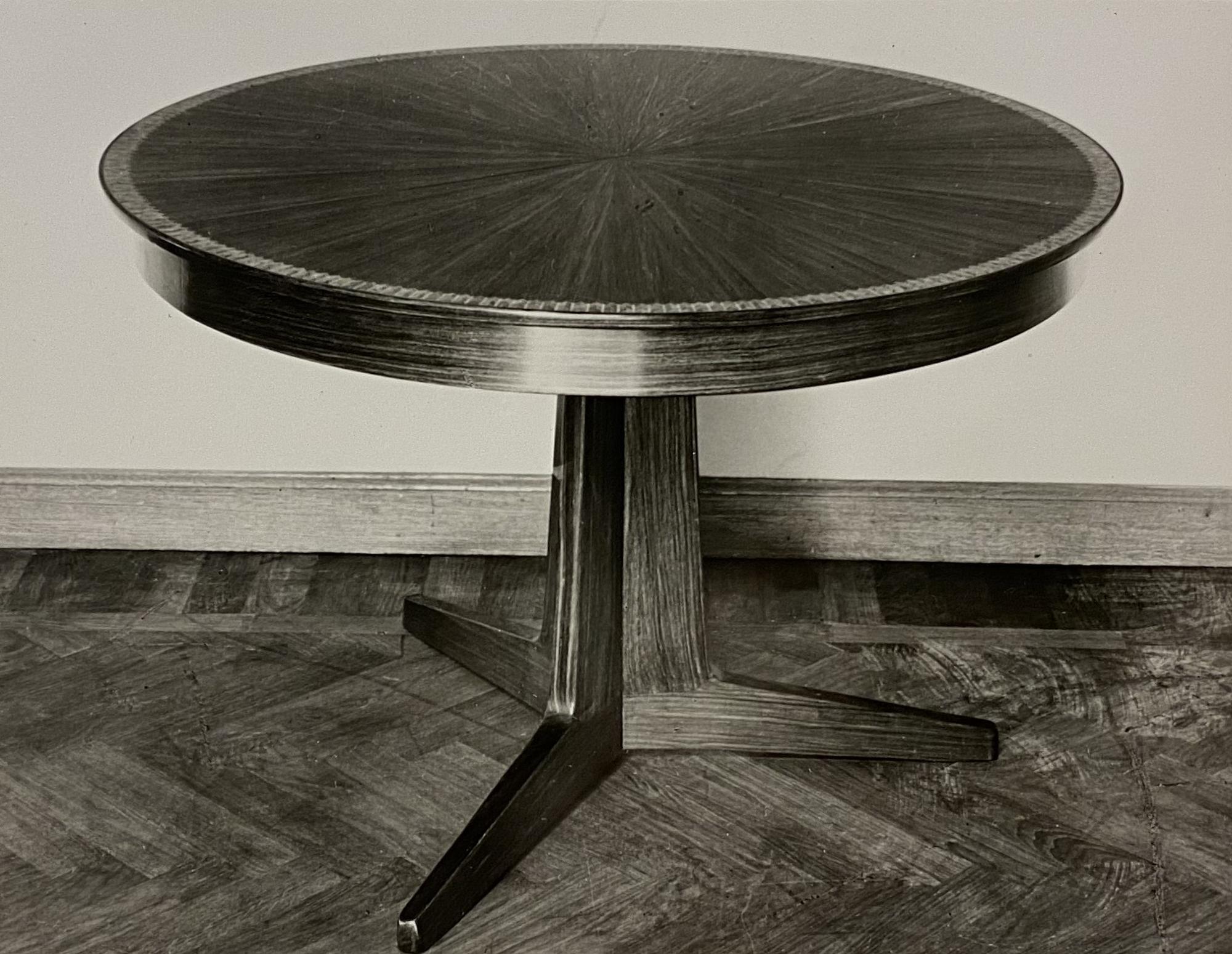 Carl-Axel Acking, matbord, snickarmästare Torsten Schollin, för Stockholms Hantverksförening, ca 1934-39.