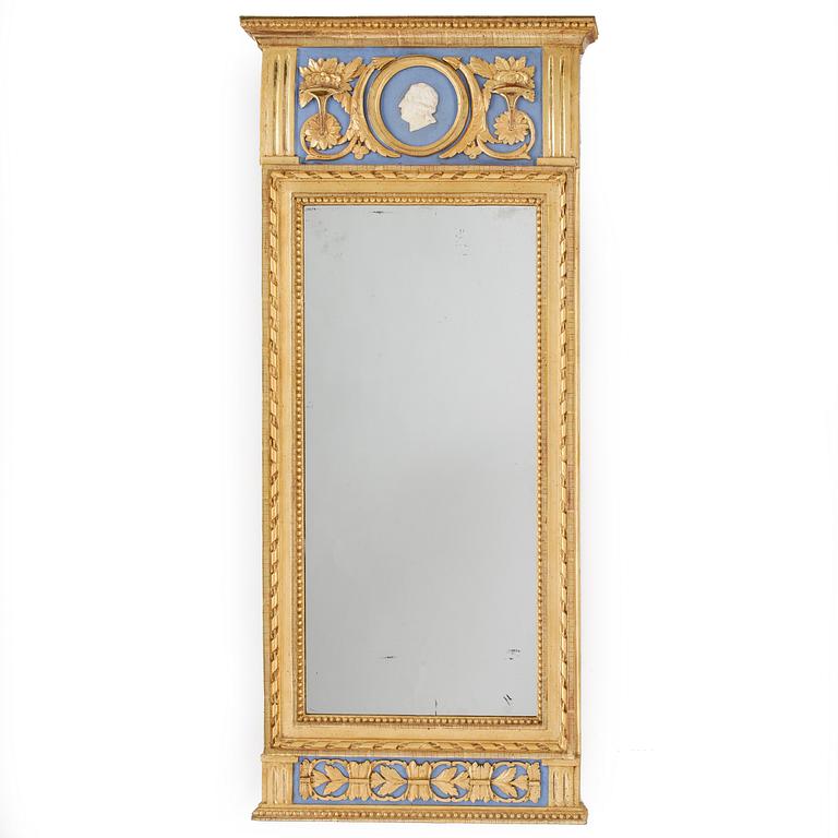 SPEGEL, gustaviansk, Stockholms hallstämpel, 1700-talets slut.