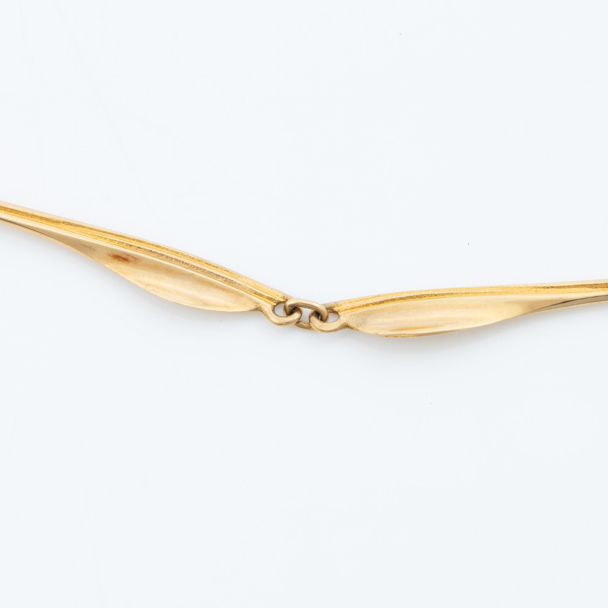 Lapponia, necklace, 18K gold, Finland 1981.