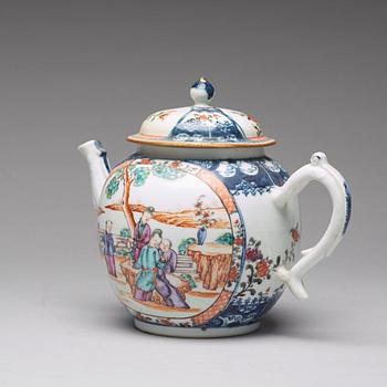 A large famille rose punch pot, Qing dynasty, Qianlong (1736-95).